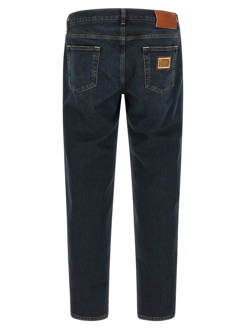 Blue Cotton Skinny Jeans