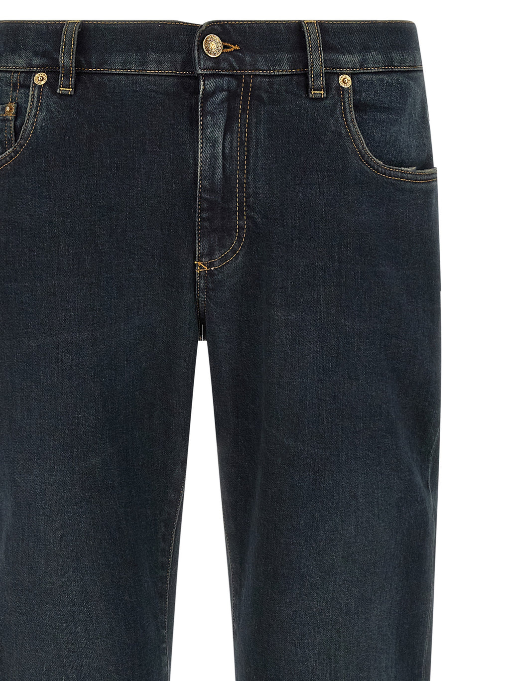 Blue Cotton Skinny Jeans