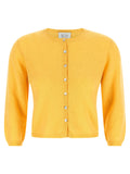 Bicolor Cashmere Cardigan