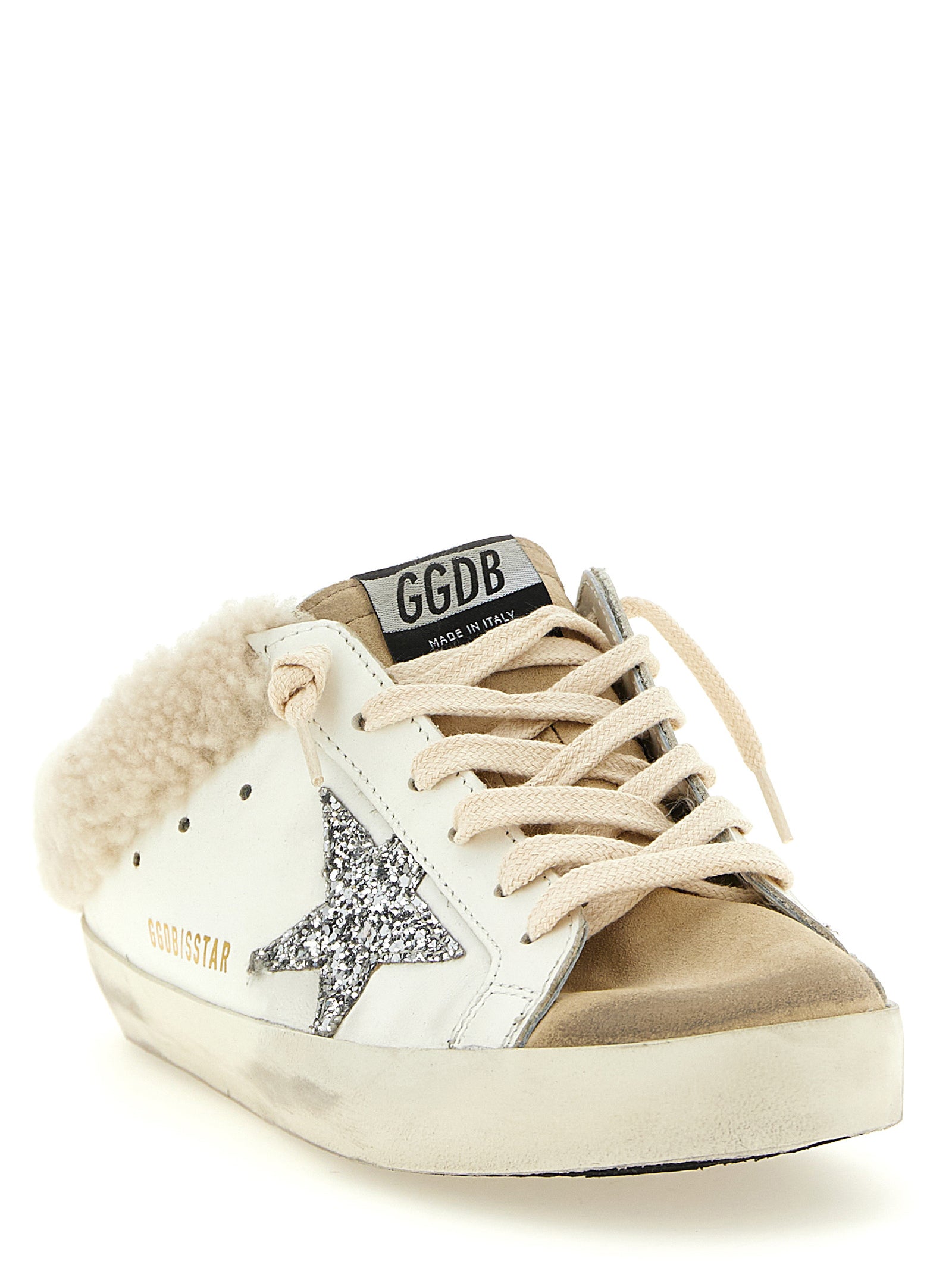 White Leather Chunky Sneakers