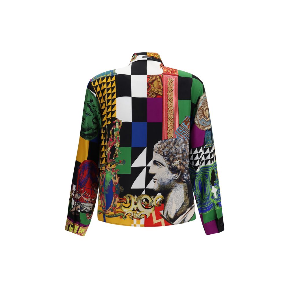 Multicolor Silk Pattern Shirt