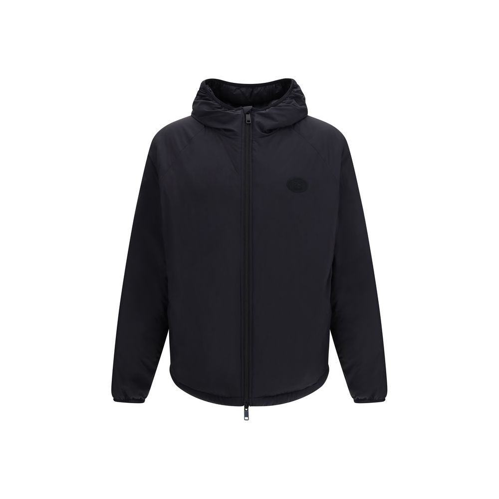 Black Nylon Shell Jacket