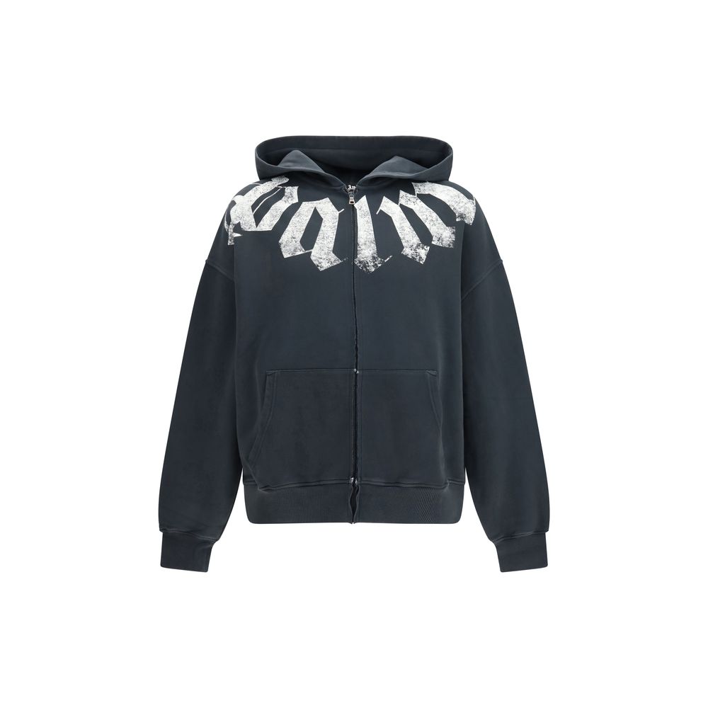 Black Cotton Sweatshirt