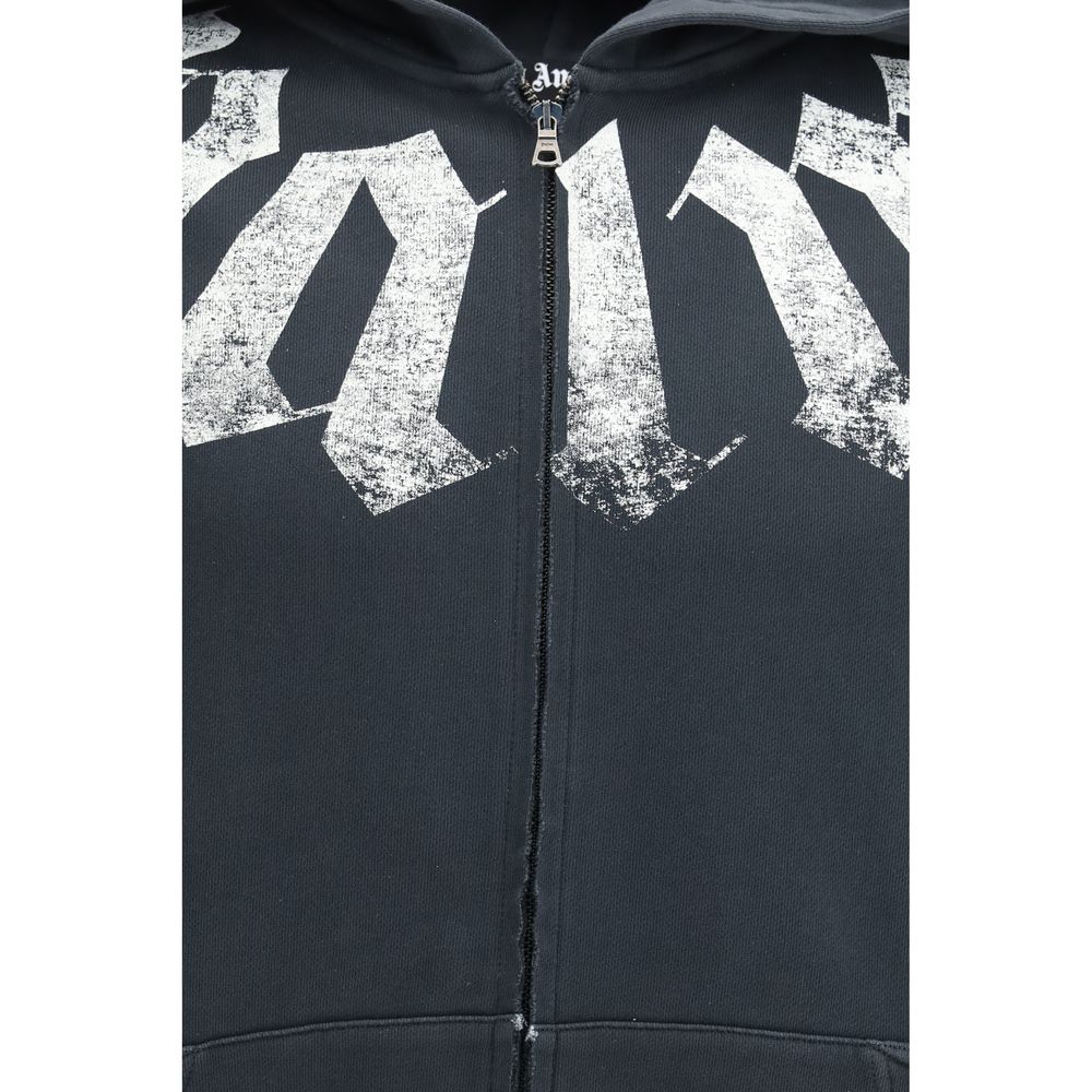 Black Cotton Sweatshirt