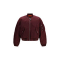 Bordeaux Nylon Bomber
