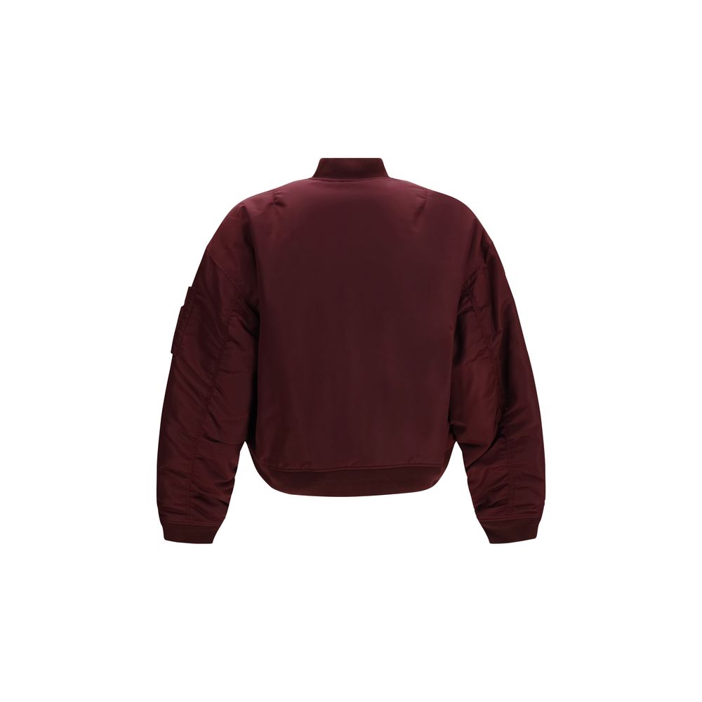 Bordeaux Nylon Bomber