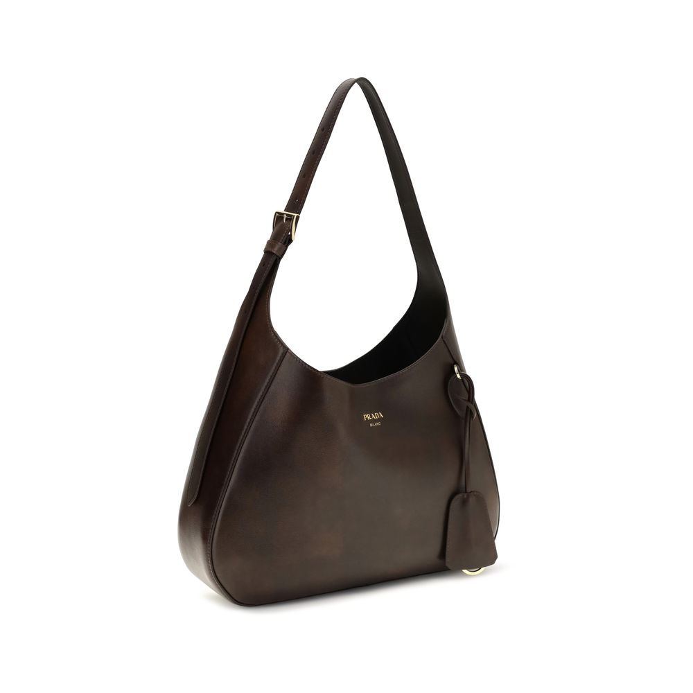 Brown Calf Leather Bos Taurus Shoulder Bag