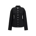 Black Wool Oves Aries Coat