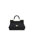 Black Calf Leather Bos Taurus Handbag