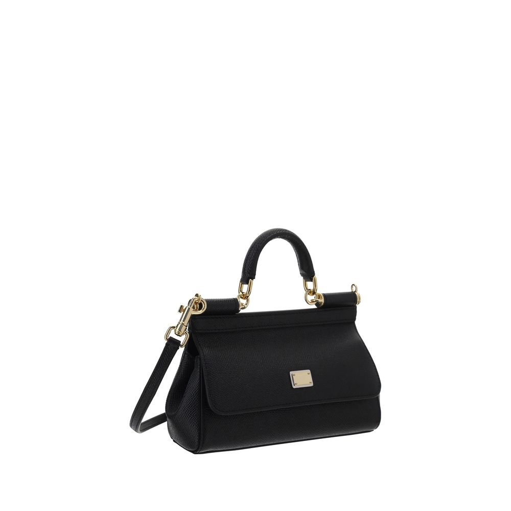 Black Calf Leather Bos Taurus Handbag