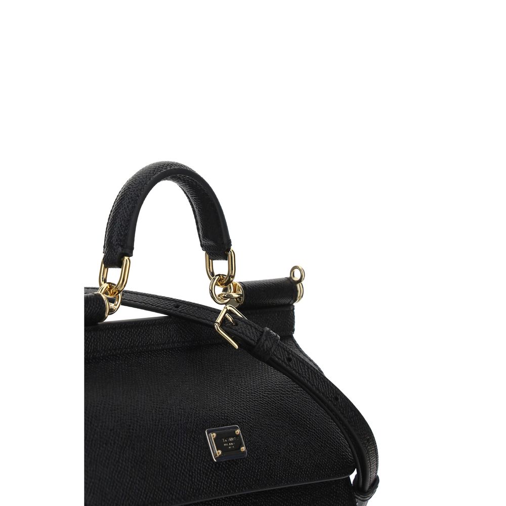 Black Calf Leather Bos Taurus Handbag