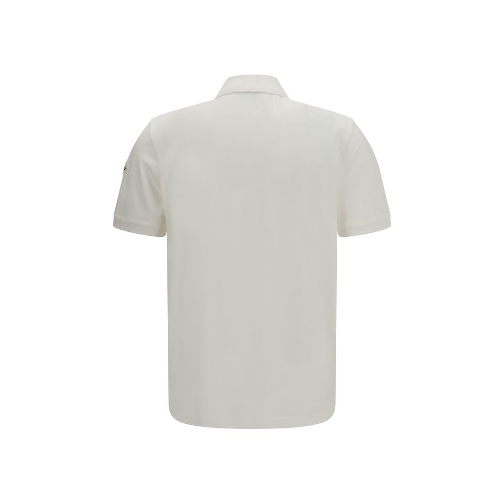 White Cotton Polo Shirt