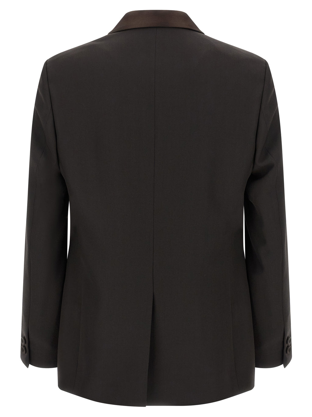 Brown Polyester Blazer