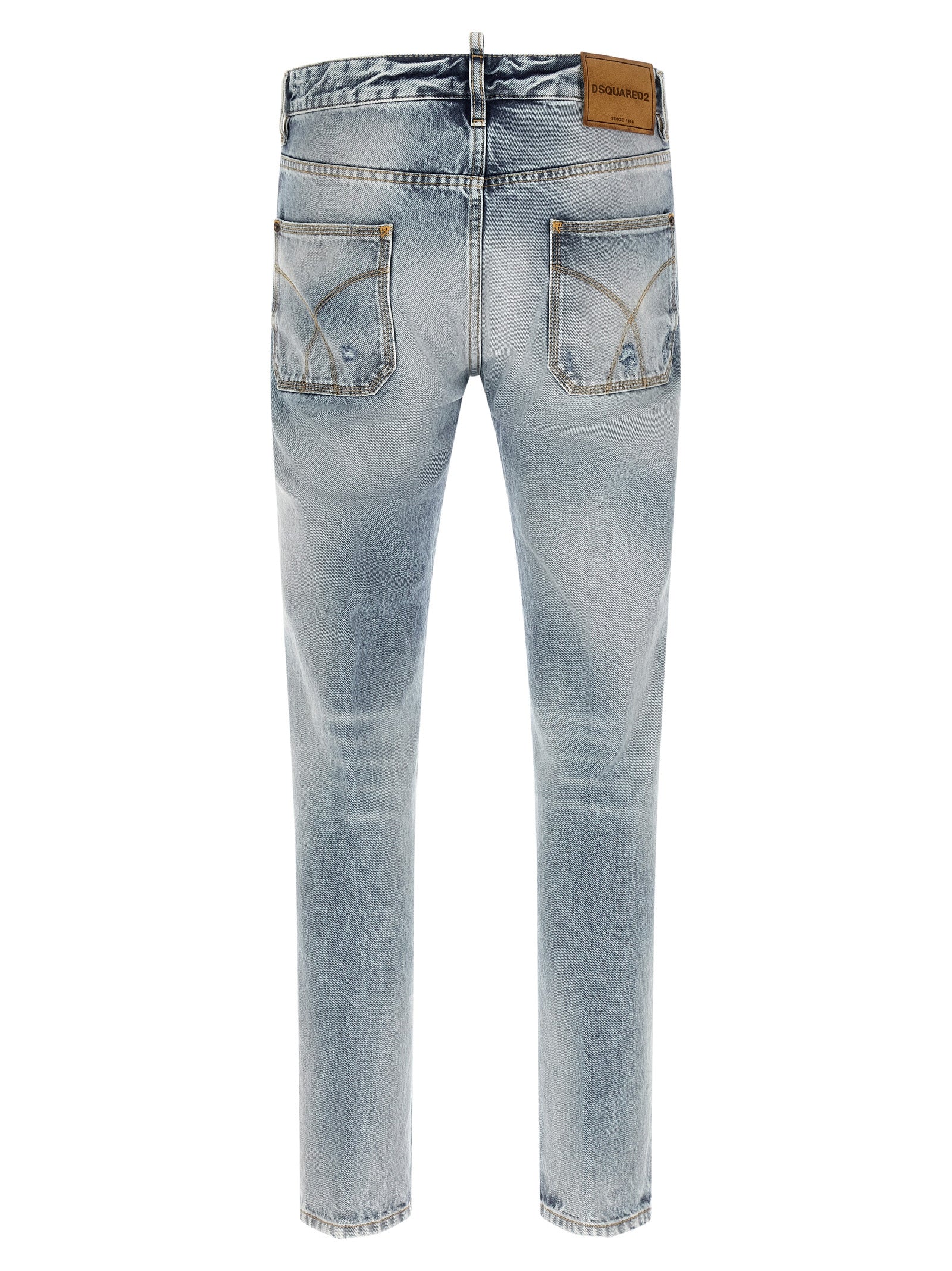 Blue Cotton Jeans Denim