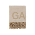 White Wool Oves Aries Foulard