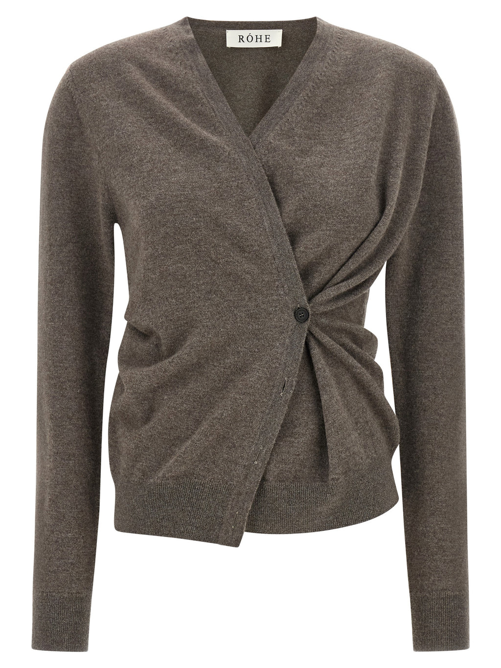 Brown Wool Cardigan