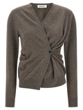 Brown Wool Cardigan