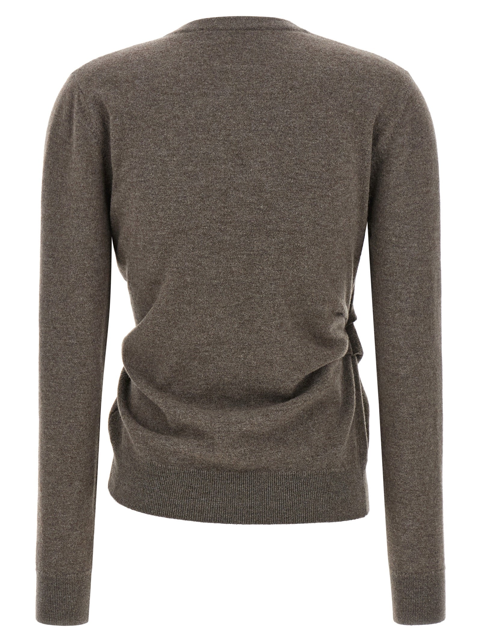 Brown Wool Cardigan
