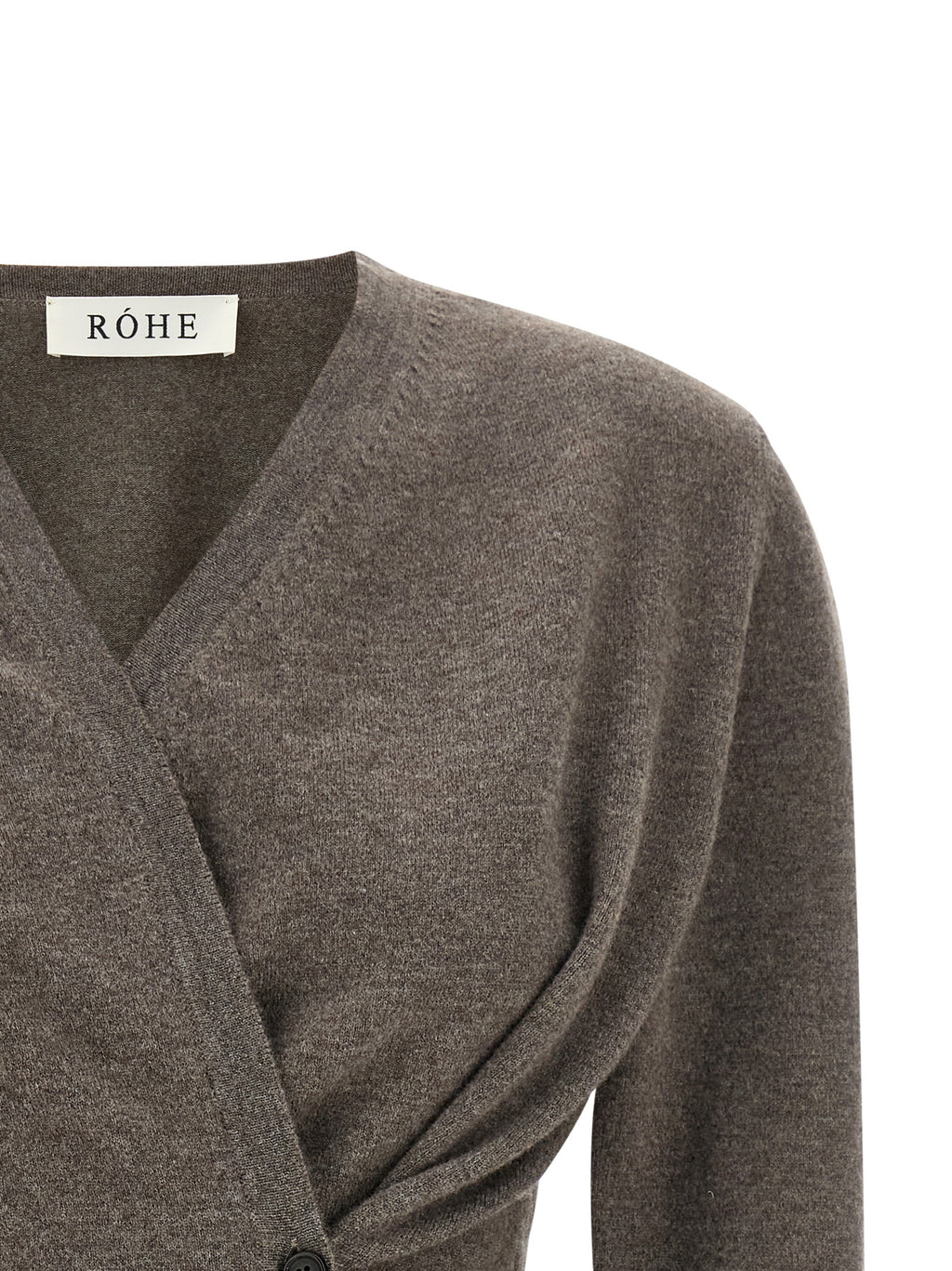 Brown Wool Cardigan