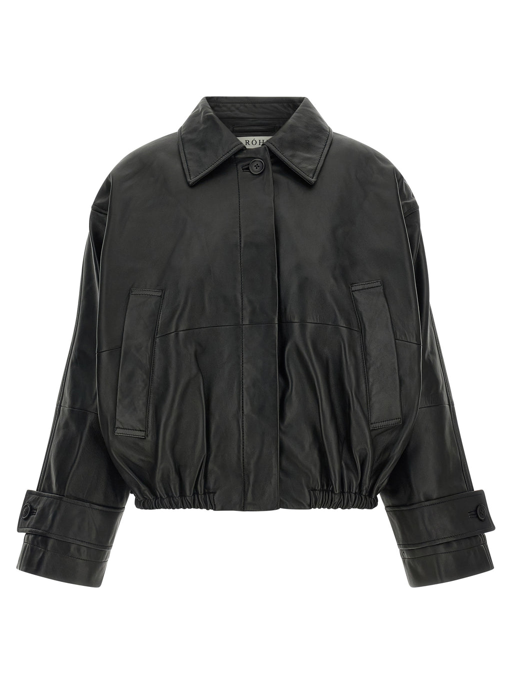 Black Lamb Leather Leather Jacket
