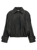 Black Lamb Leather Leather Jacket
