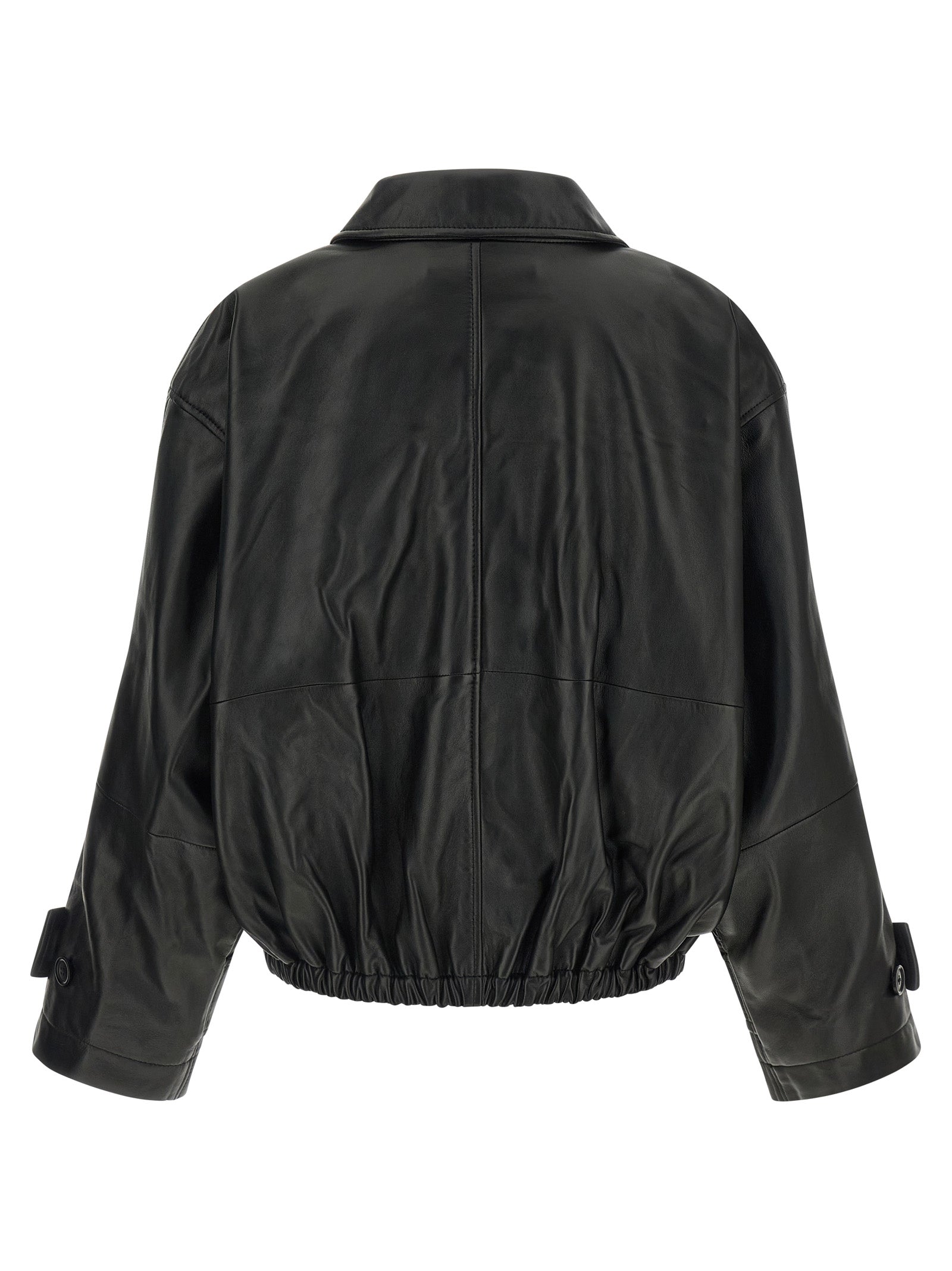 Black Lamb Leather Leather Jacket
