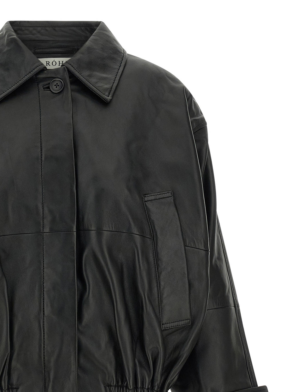 Black Lamb Leather Leather Jacket