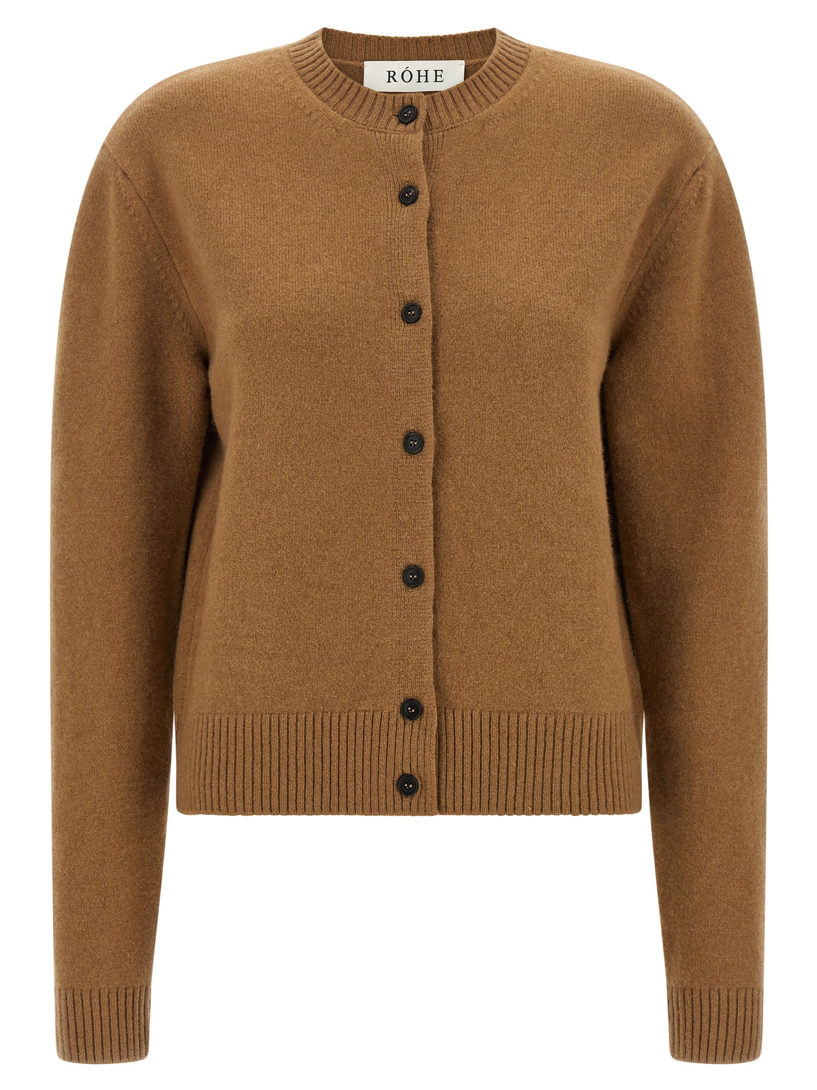Brown Wool Cardigan