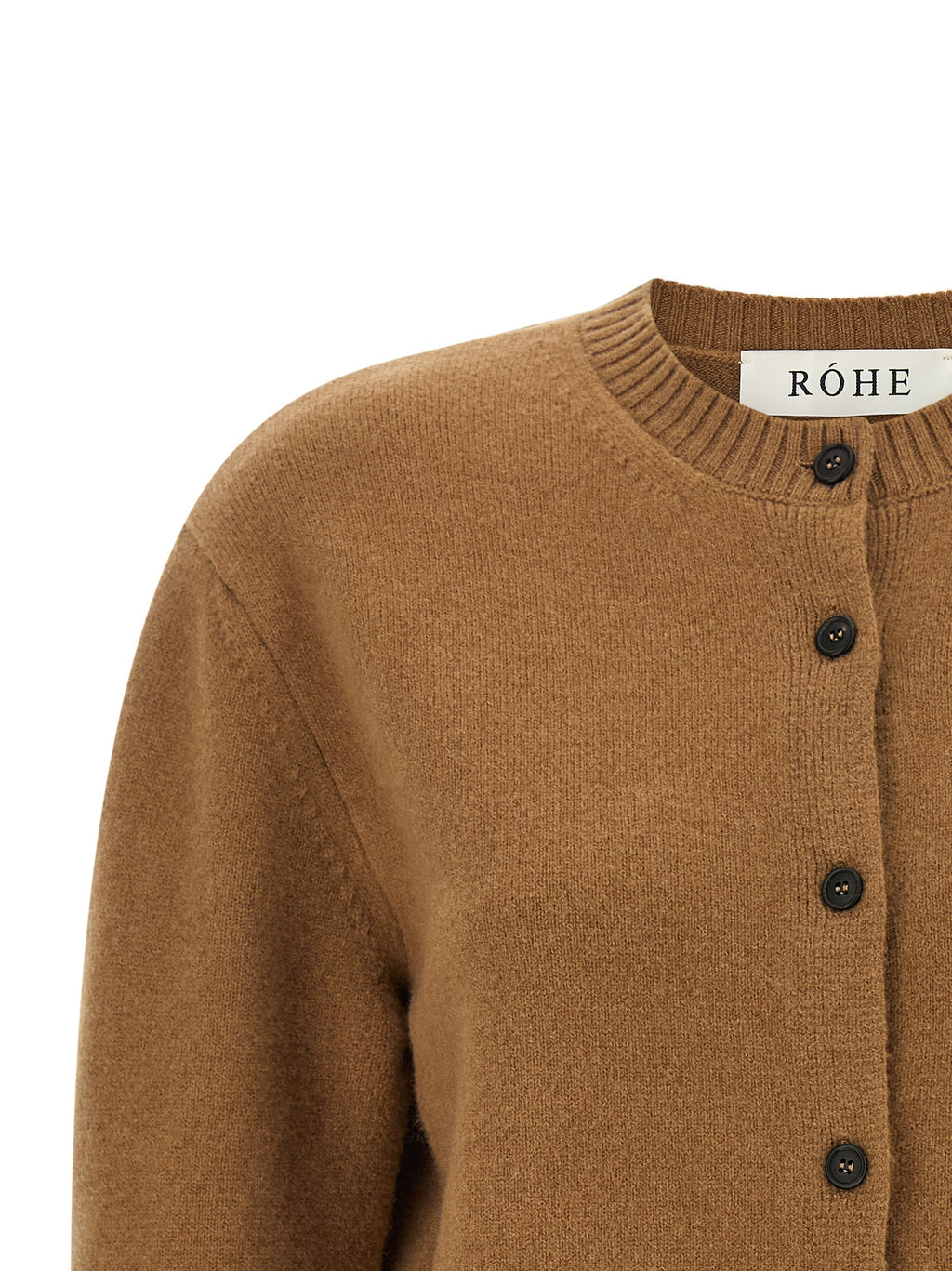 Brown Wool Cardigan