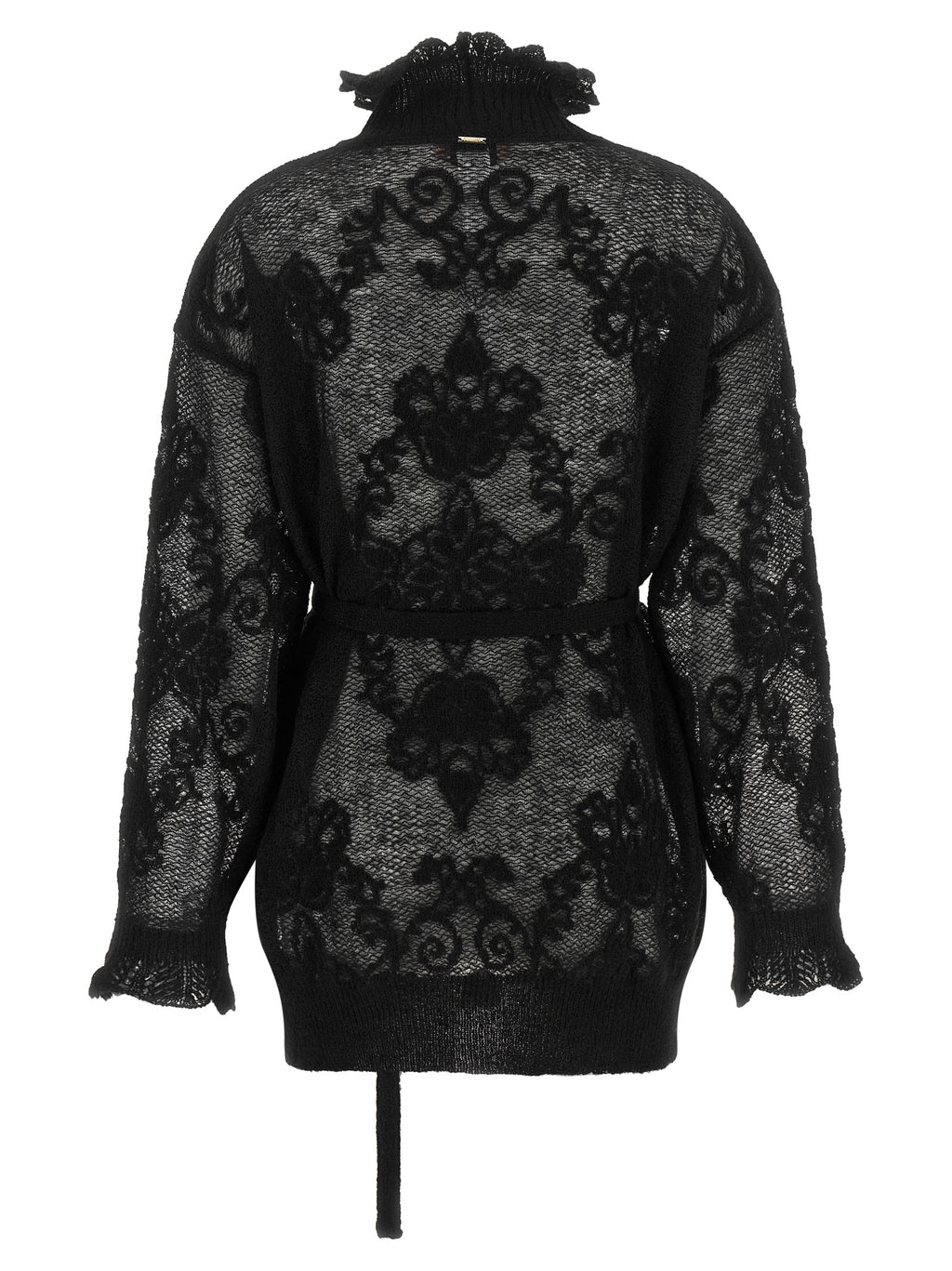 Black Polyamide Cardigan