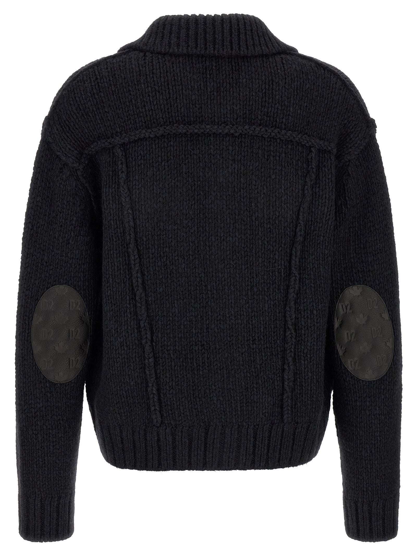 Blue Marabou Cardigan