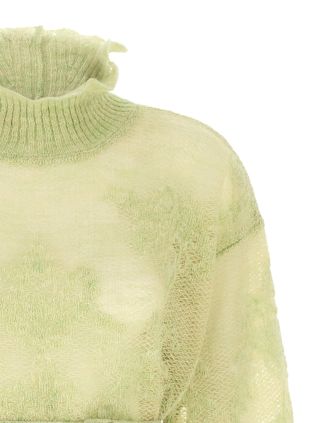 Bicolor Polyamide Cardigan