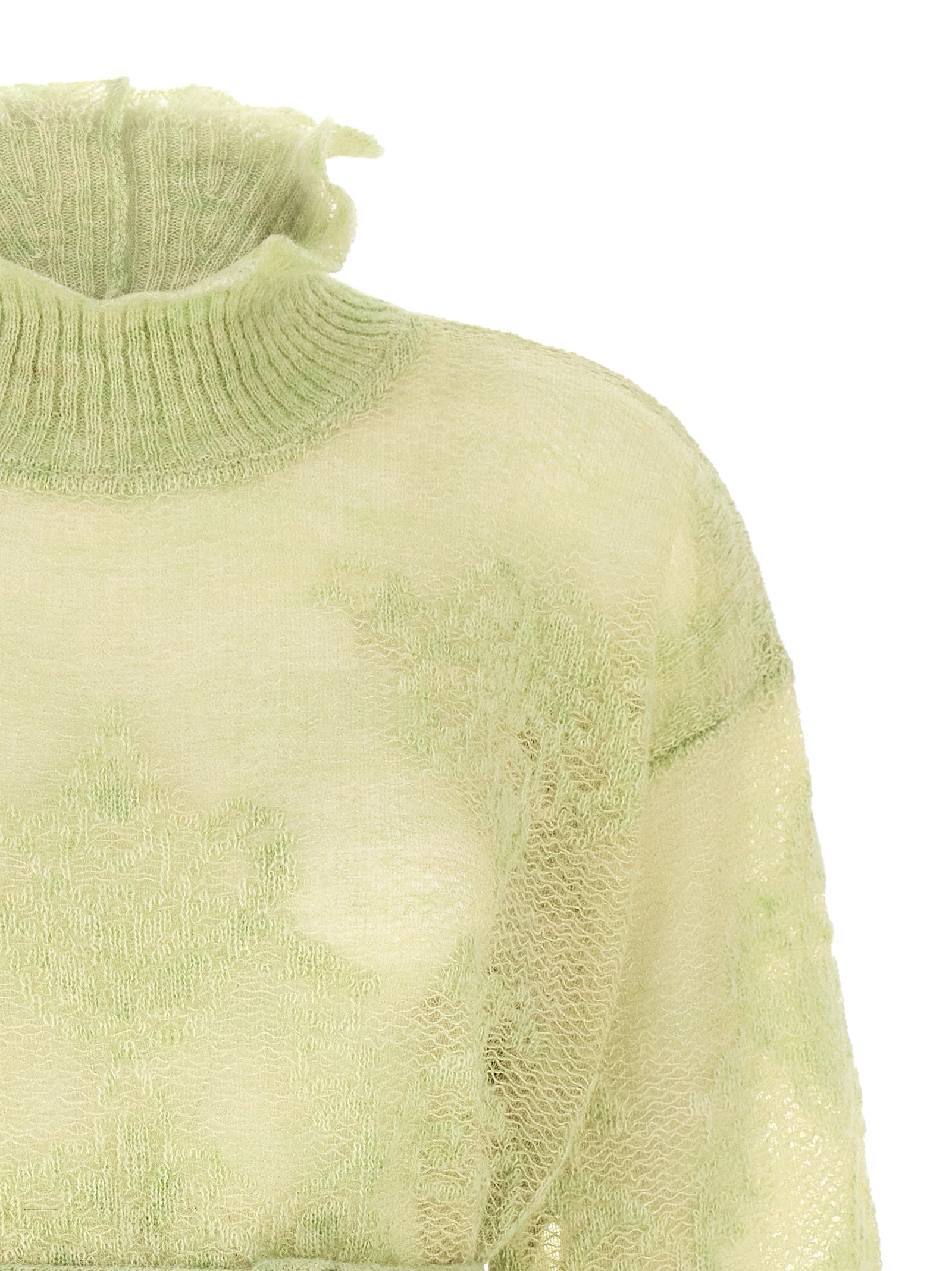 Bicolor Polyamide Cardigan