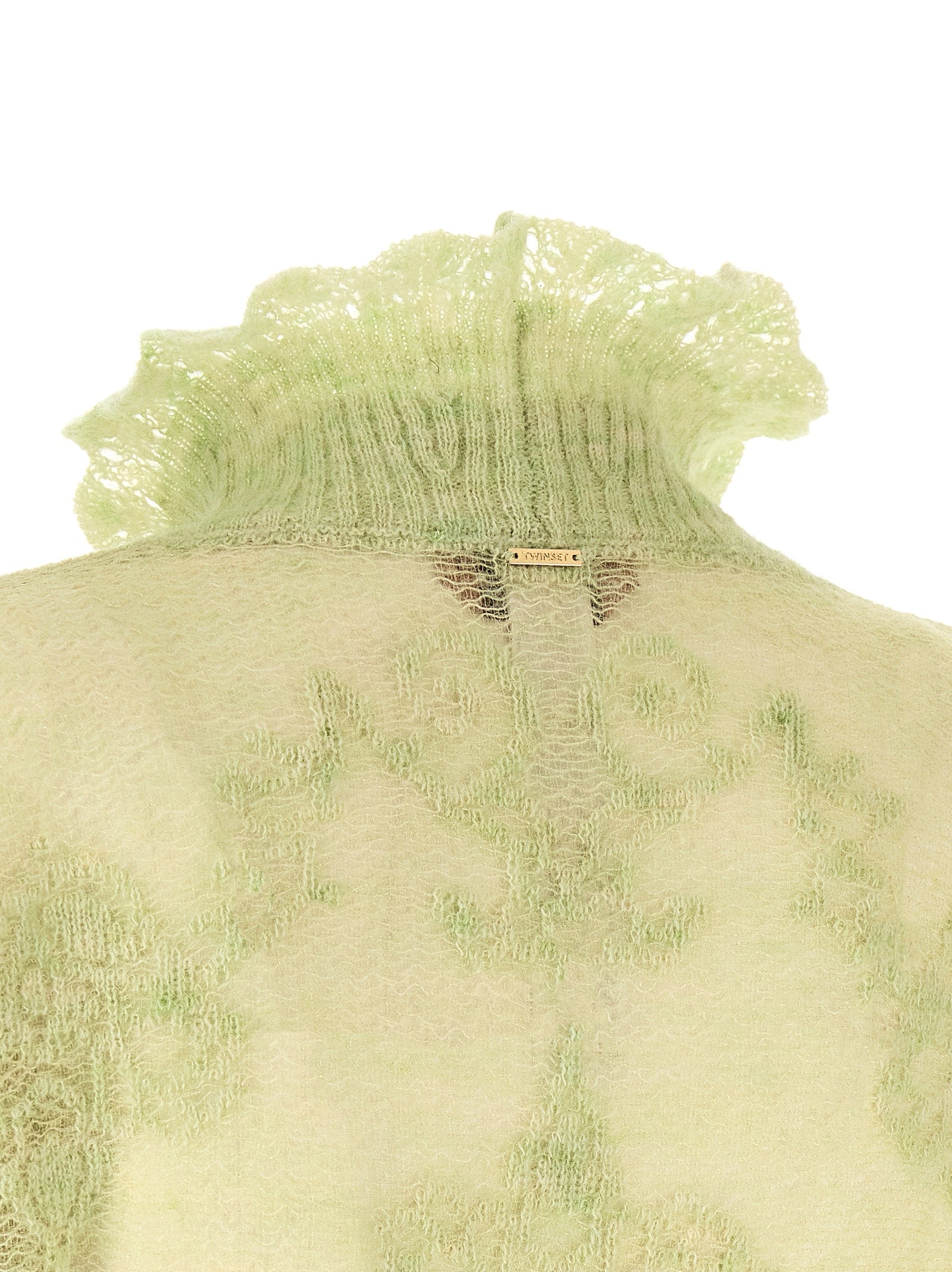 Bicolor Polyamide Cardigan
