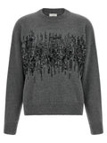 Gray Wool Cardigan