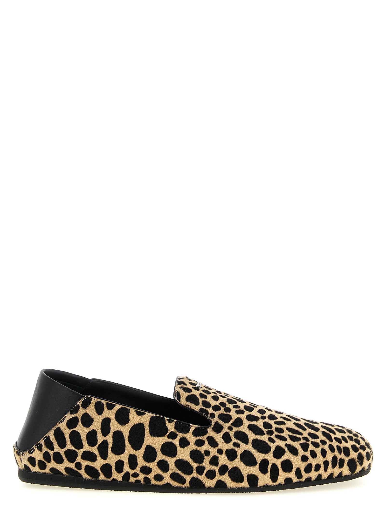 Multicolor Calfskin Slip-On Loafers