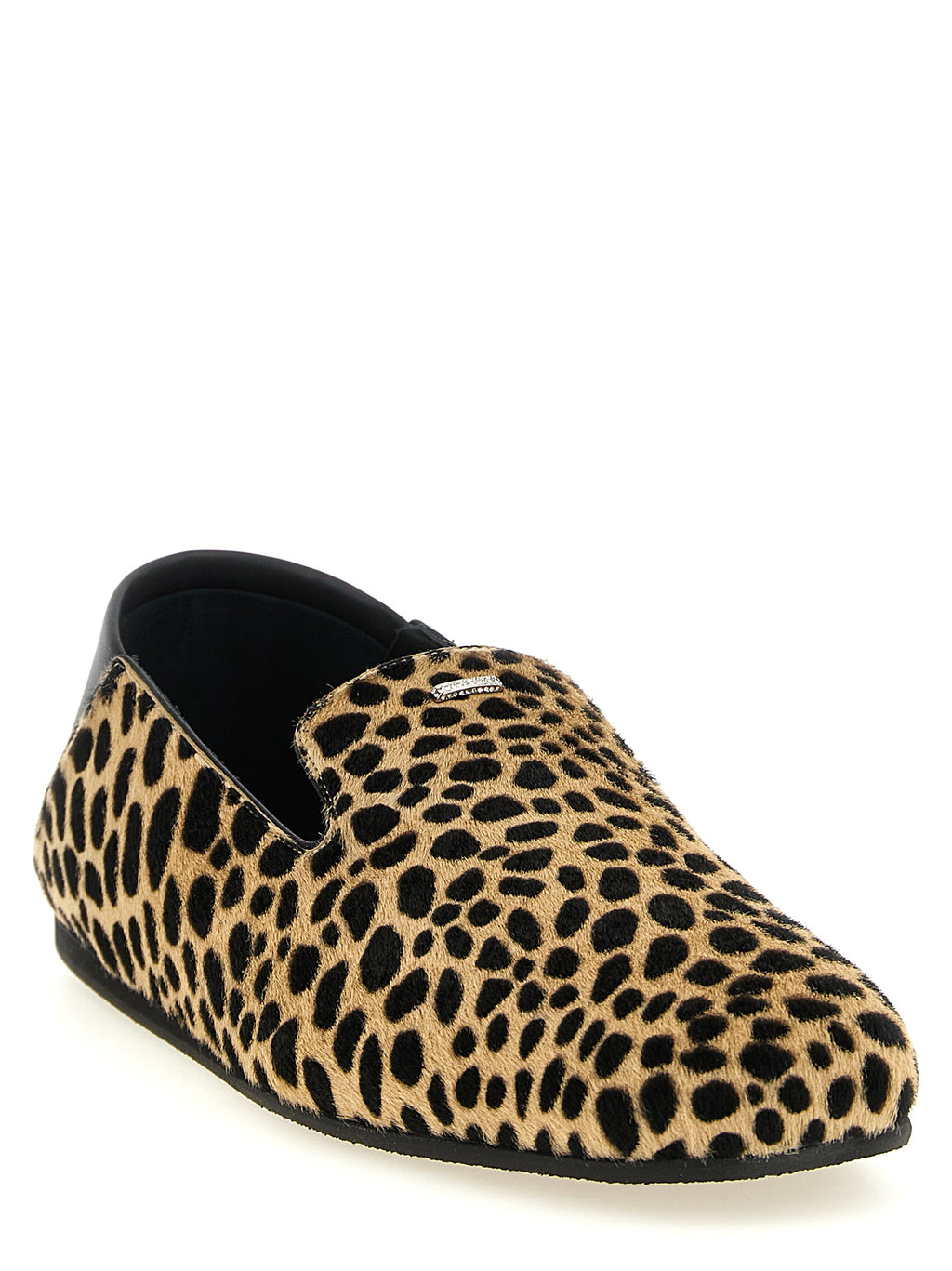 Multicolor Calfskin Slip-On Loafers