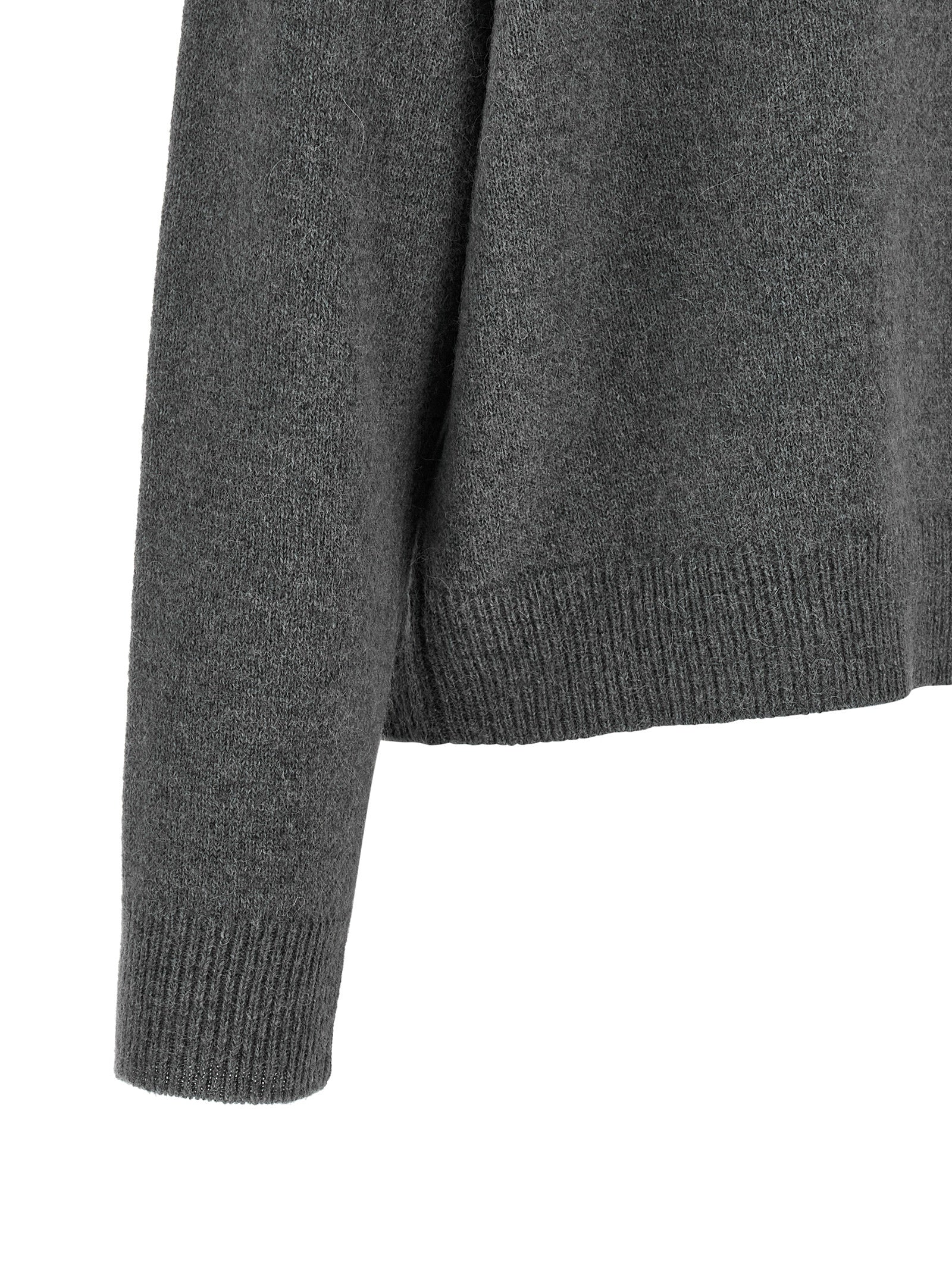 Gray Wool Cardigan