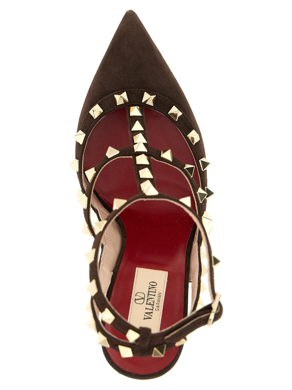 Brown Calfskin High Heel Pumps