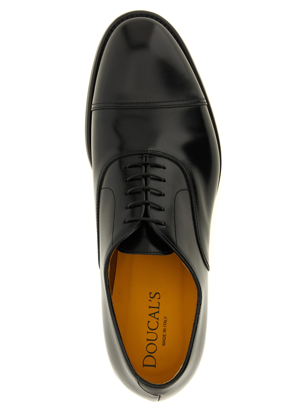 Black Leather Oxfords And Derbies