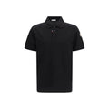 Black Cotton Polo Shirt