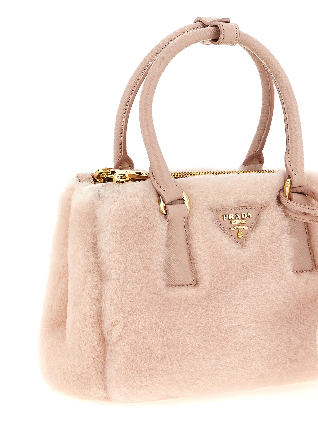 Multicolor Lamb Leather Handbag