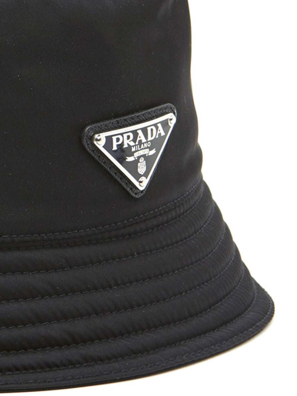 Black Nylon Bucket Hat