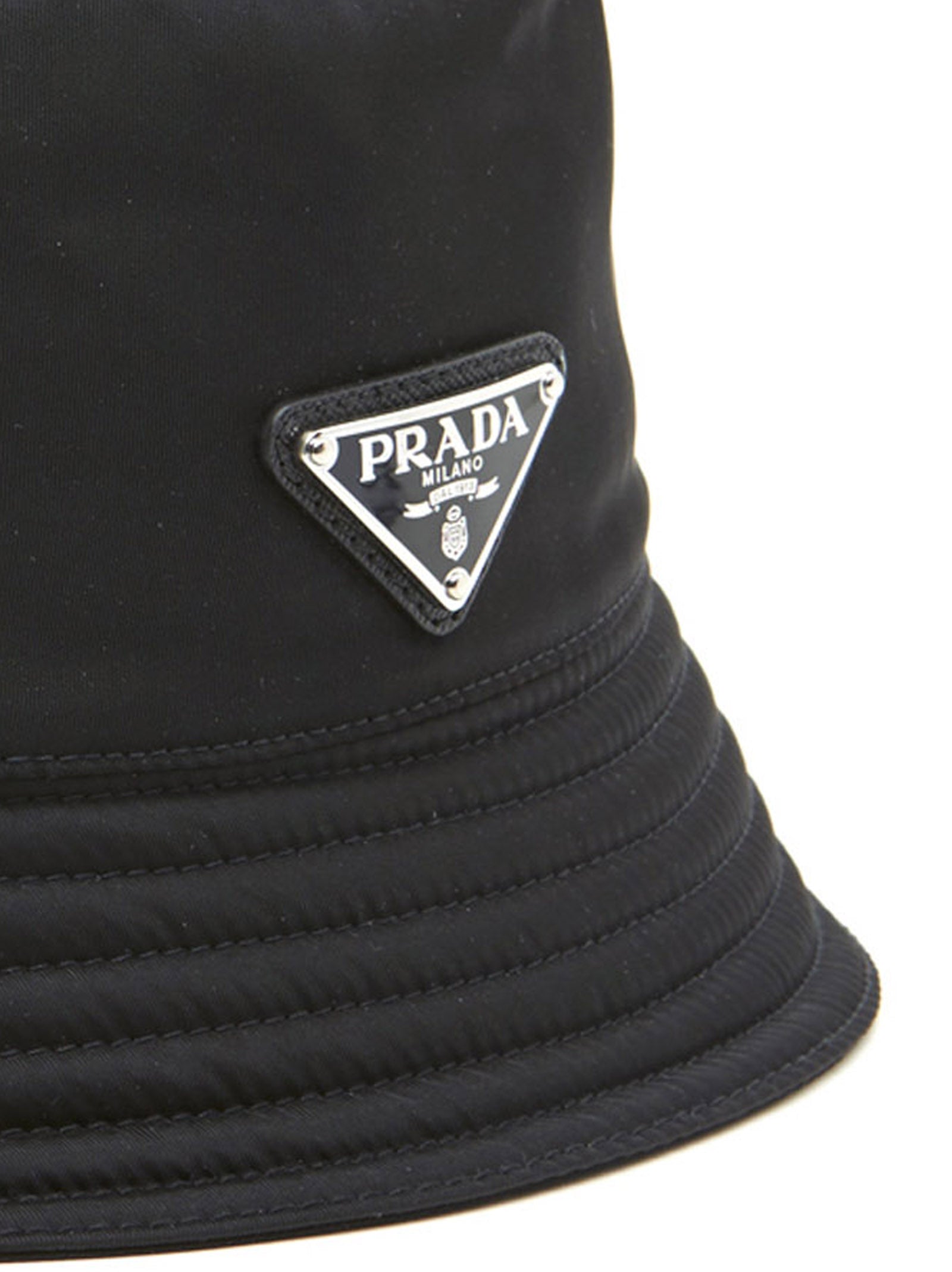 Black Nylon Bucket Hat