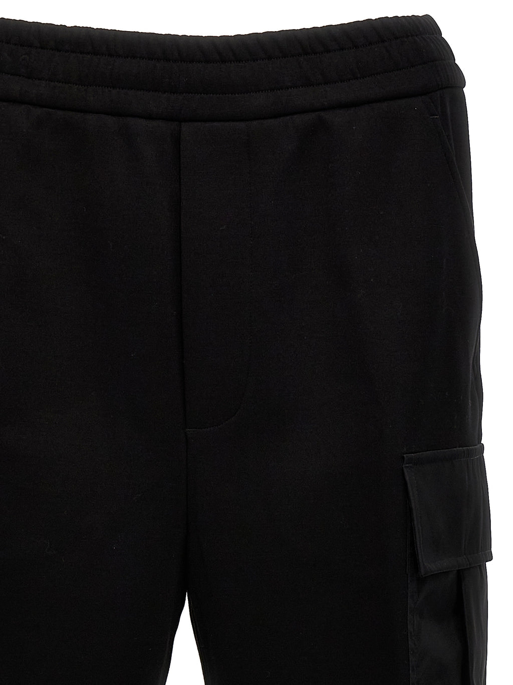 Black Cotton Joggers (Workout Pants)