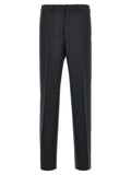 Gray Virgin Wool Dress Pants