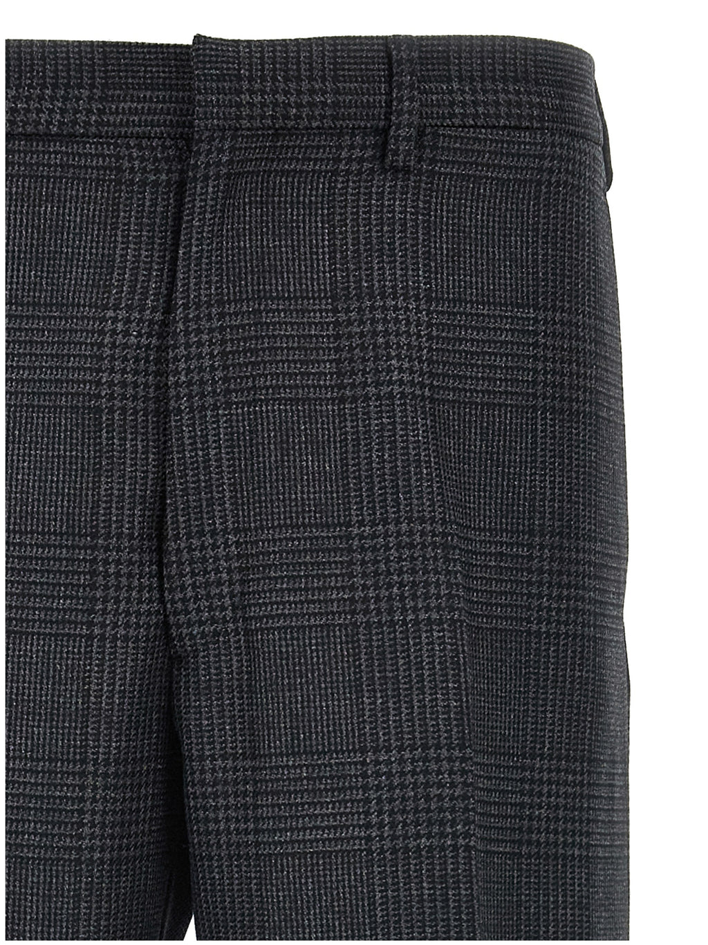 Gray Virgin Wool Dress Pants