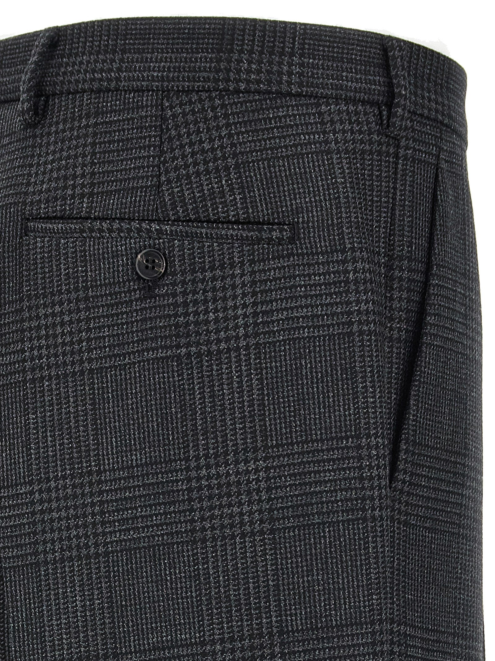 Gray Virgin Wool Dress Pants