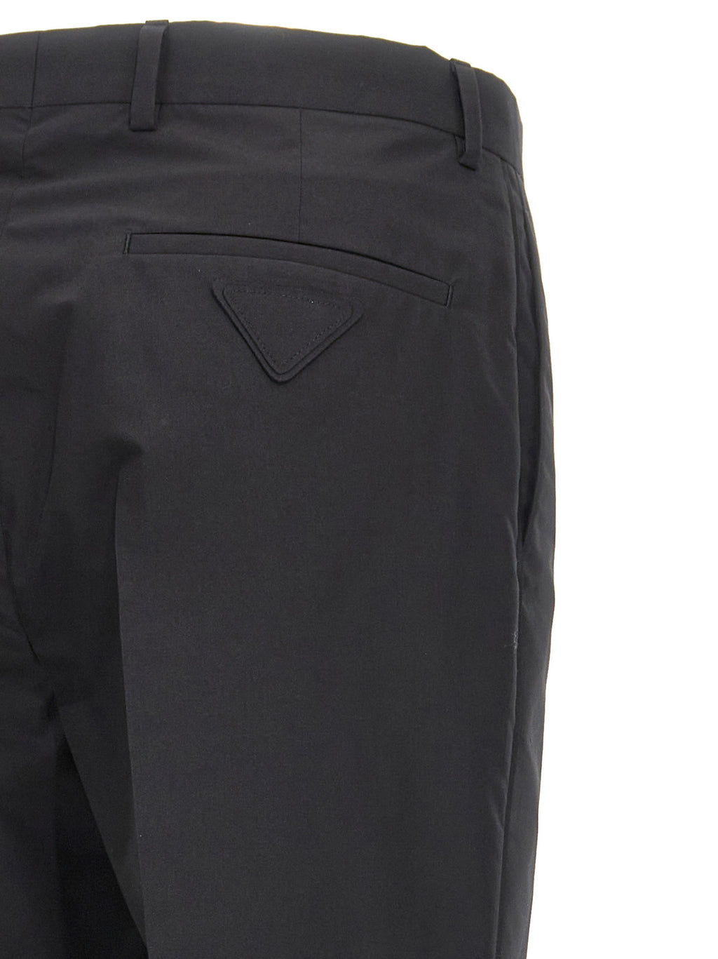 Black Cotton Dress Pants