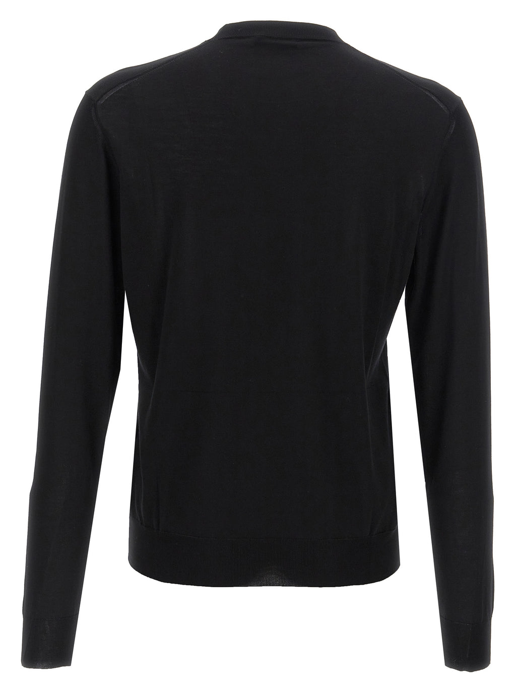 Black Silk Cardigan